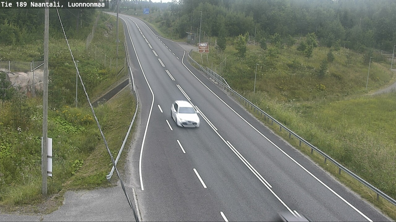 Weather Camera Image Road 189 Naantali, Luonnonmaa, Naantali, Varsinais-Suomi