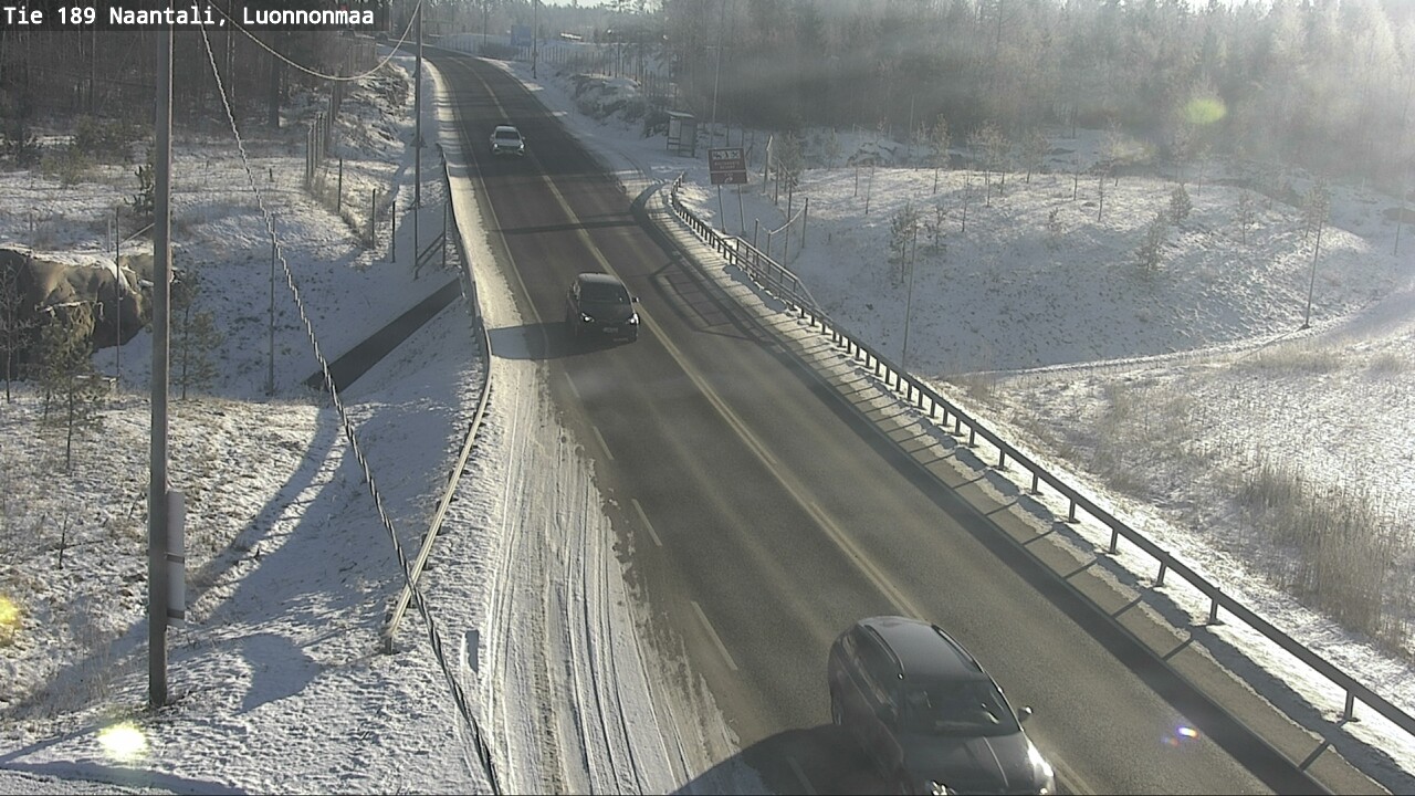 Weather Camera Image Road 189 Naantali, Luonnonmaa, Naantali, Varsinais-Suomi