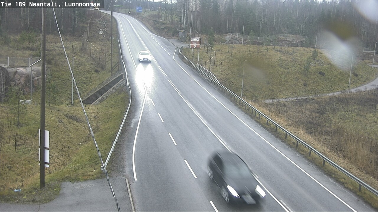 Weather Camera Image Väg 189 Nådendal, Luonnonmaa, Naantali, Varsinais-Suomi