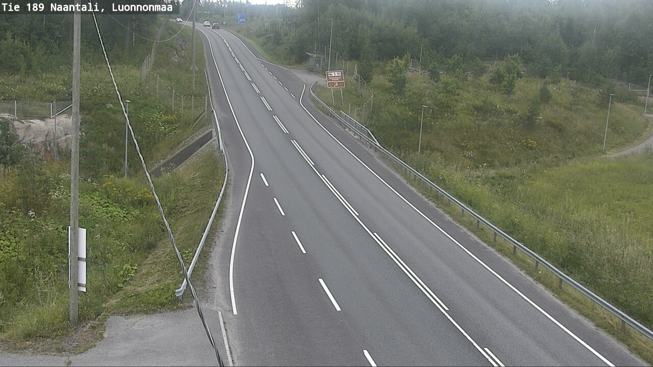 Weather Camera Image Väg 189 Nådendal, Luonnonmaa, Naantali, Varsinais-Suomi