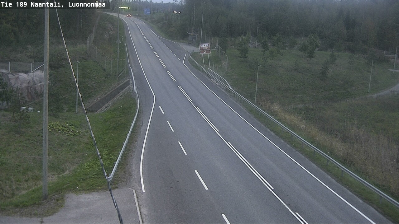 Weather Camera Image Road 189 Naantali, Luonnonmaa, Naantali, Varsinais-Suomi