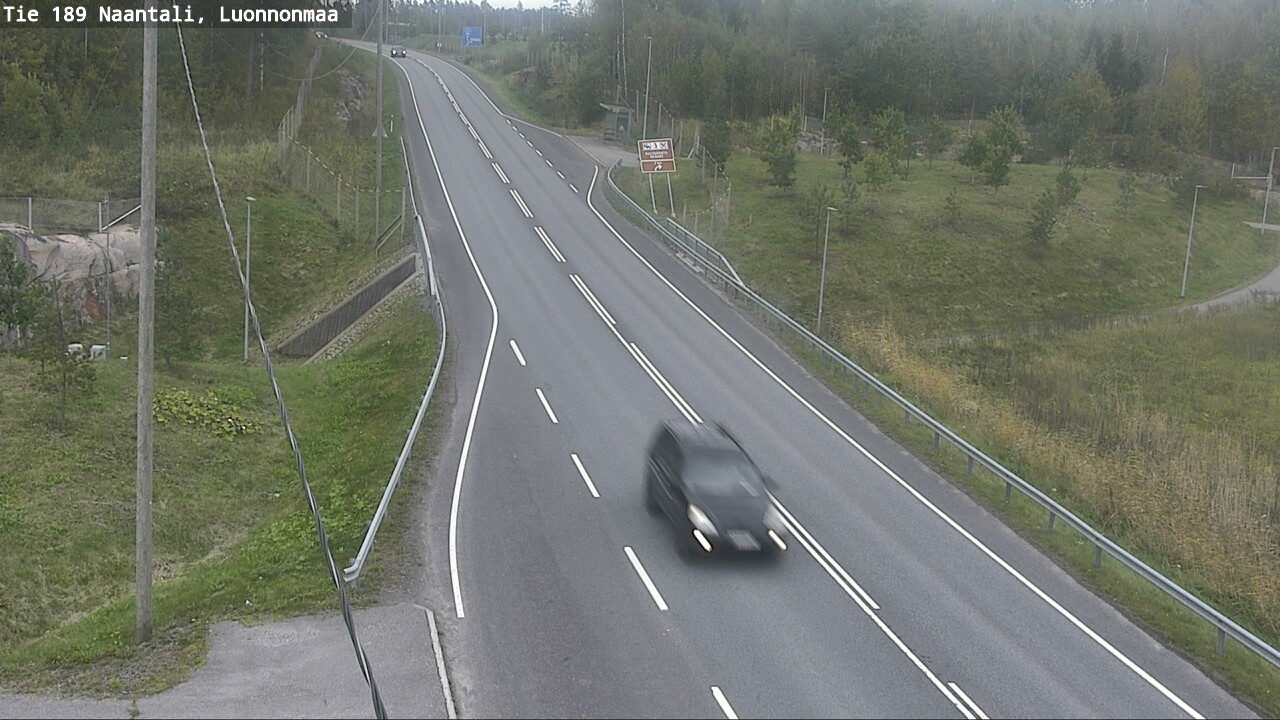 Weather Camera Image Road 189 Naantali, Luonnonmaa, Naantali, Varsinais-Suomi