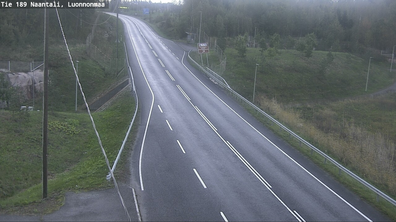Weather Camera Image Road 189 Naantali, Luonnonmaa, Naantali, Varsinais-Suomi