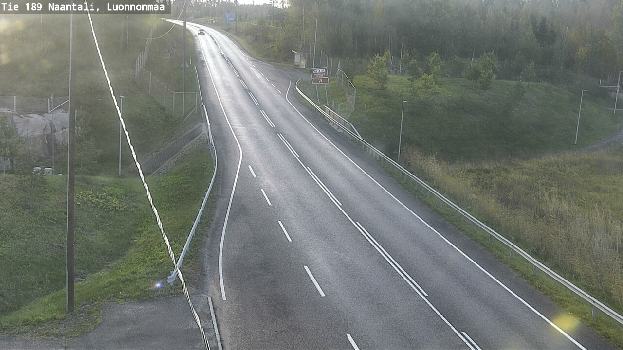 Weather Camera Image Road 189 Naantali, Luonnonmaa, Naantali, Varsinais-Suomi