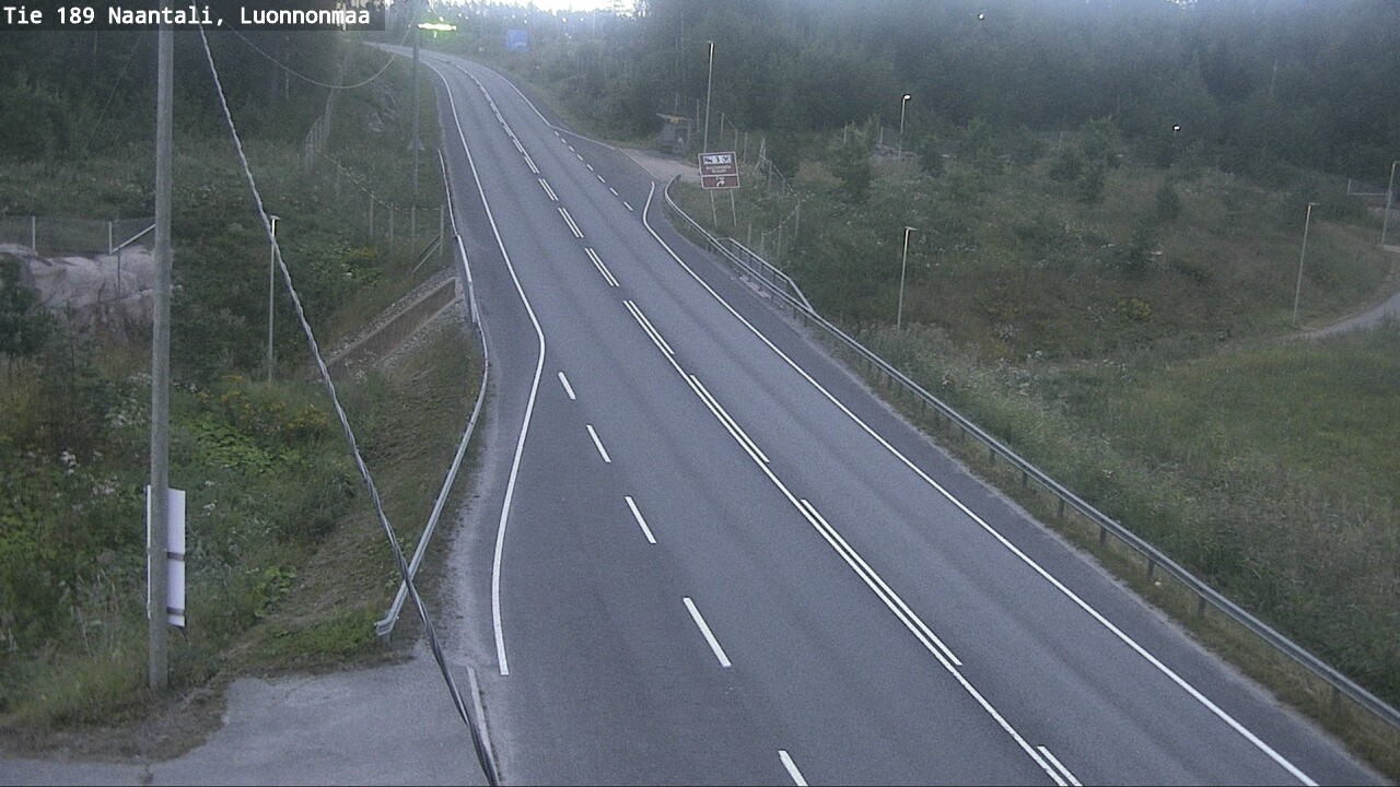 Weather Camera Image Väg 189 Nådendal, Luonnonmaa, Naantali, Varsinais-Suomi