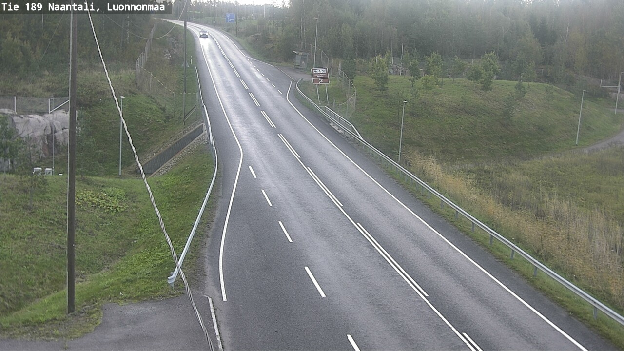 Weather Camera Image Road 189 Naantali, Luonnonmaa, Naantali, Varsinais-Suomi