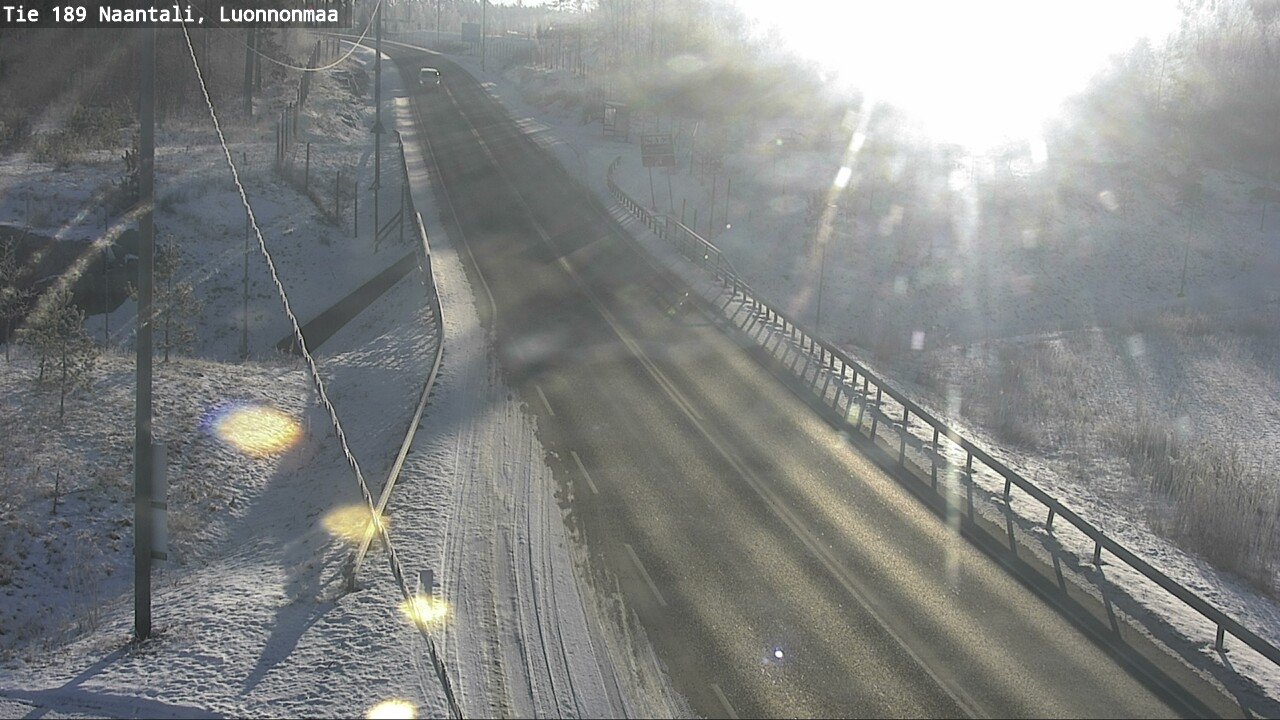 Weather Camera Image Väg 189 Nådendal, Luonnonmaa, Naantali, Varsinais-Suomi