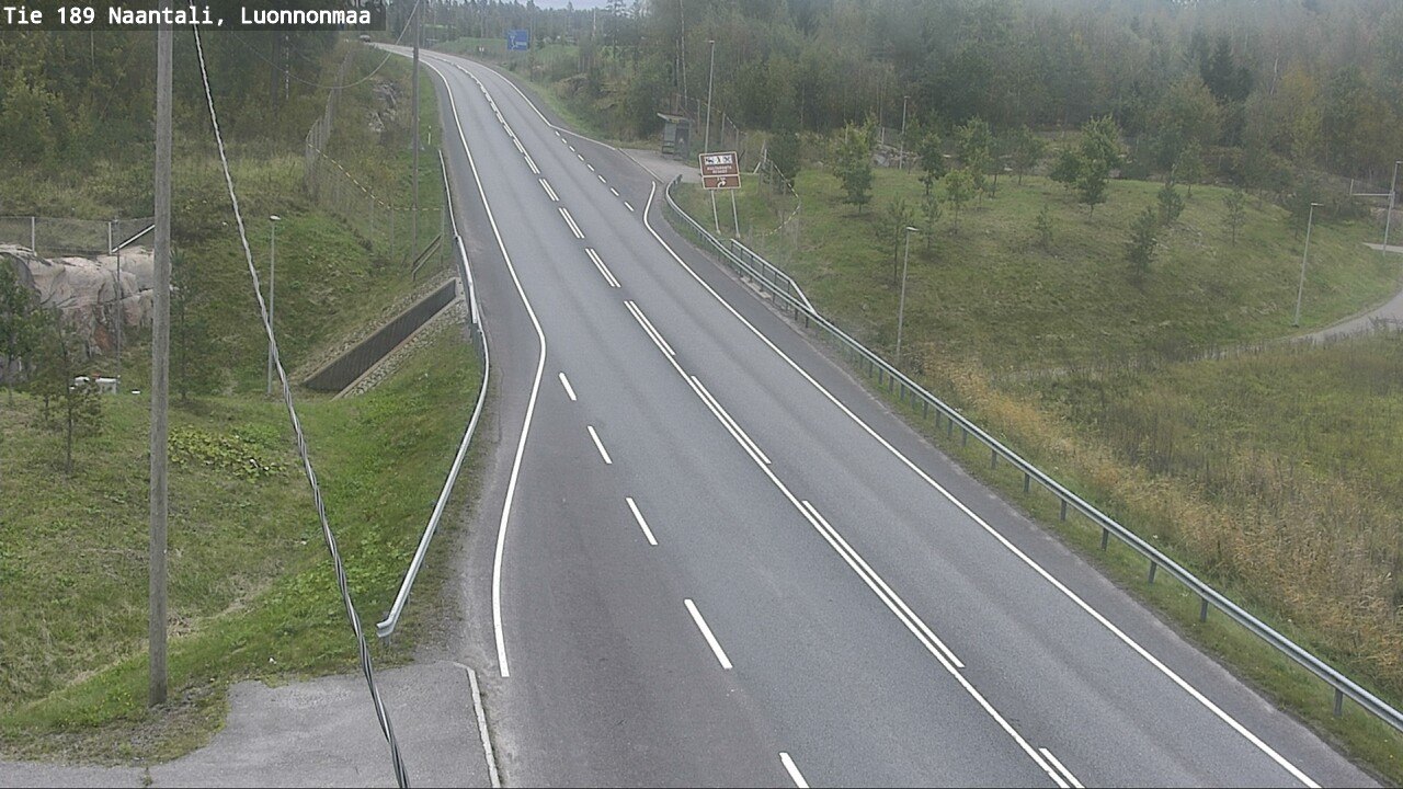 Weather Camera Image Road 189 Naantali, Luonnonmaa, Naantali, Varsinais-Suomi