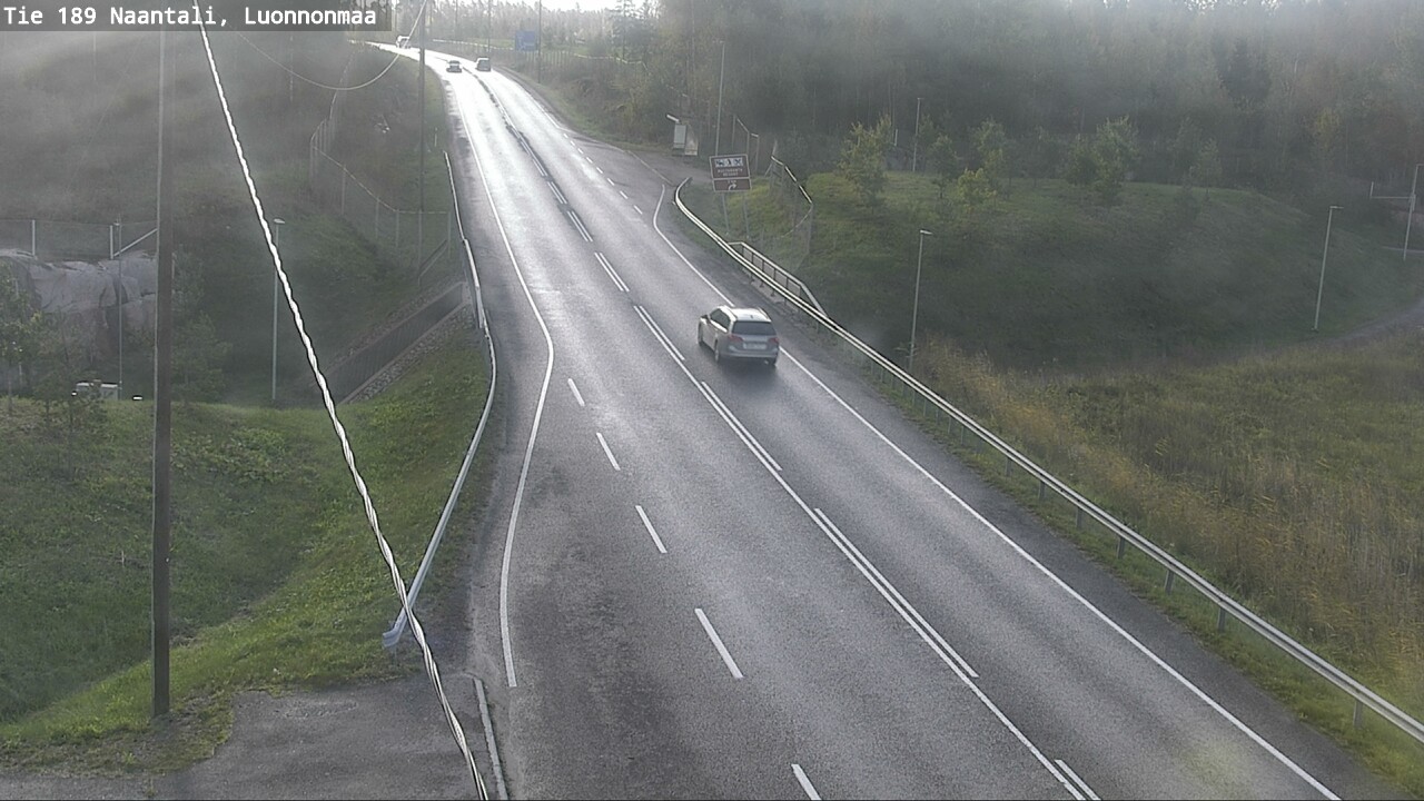 Weather Camera Image Road 189 Naantali, Luonnonmaa, Naantali, Varsinais-Suomi