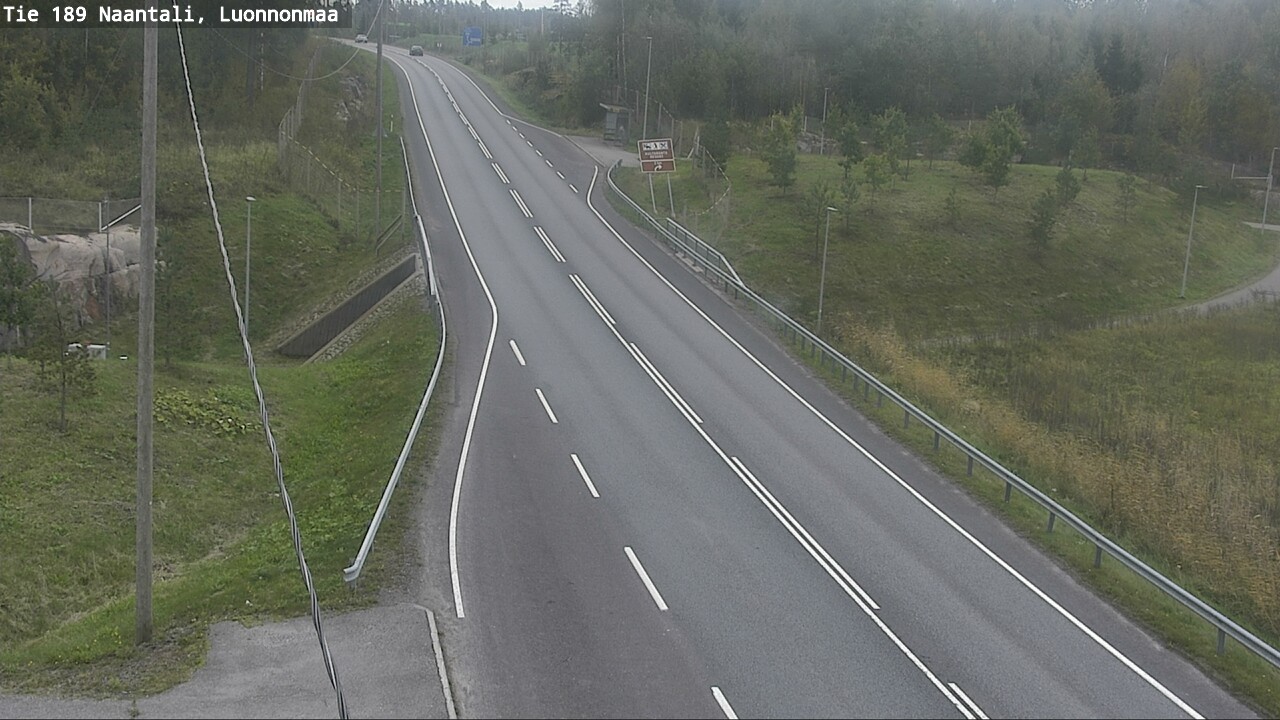 Weather Camera Image Road 189 Naantali, Luonnonmaa, Naantali, Varsinais-Suomi
