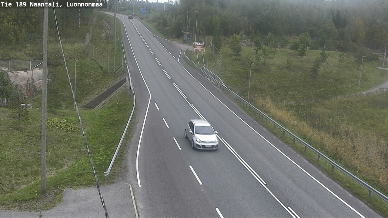 Weather Camera Image Road 189 Naantali, Luonnonmaa, Naantali, Varsinais-Suomi