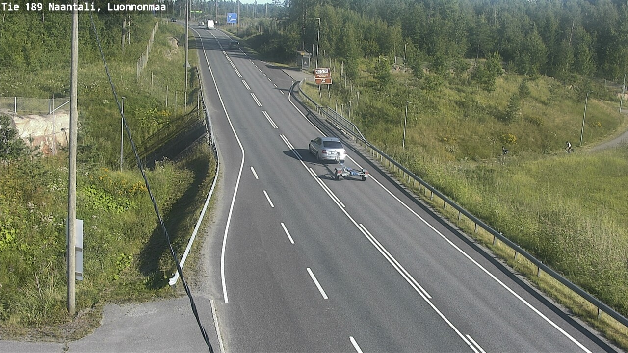 Weather Camera Image Road 189 Naantali, Luonnonmaa, Naantali, Varsinais-Suomi