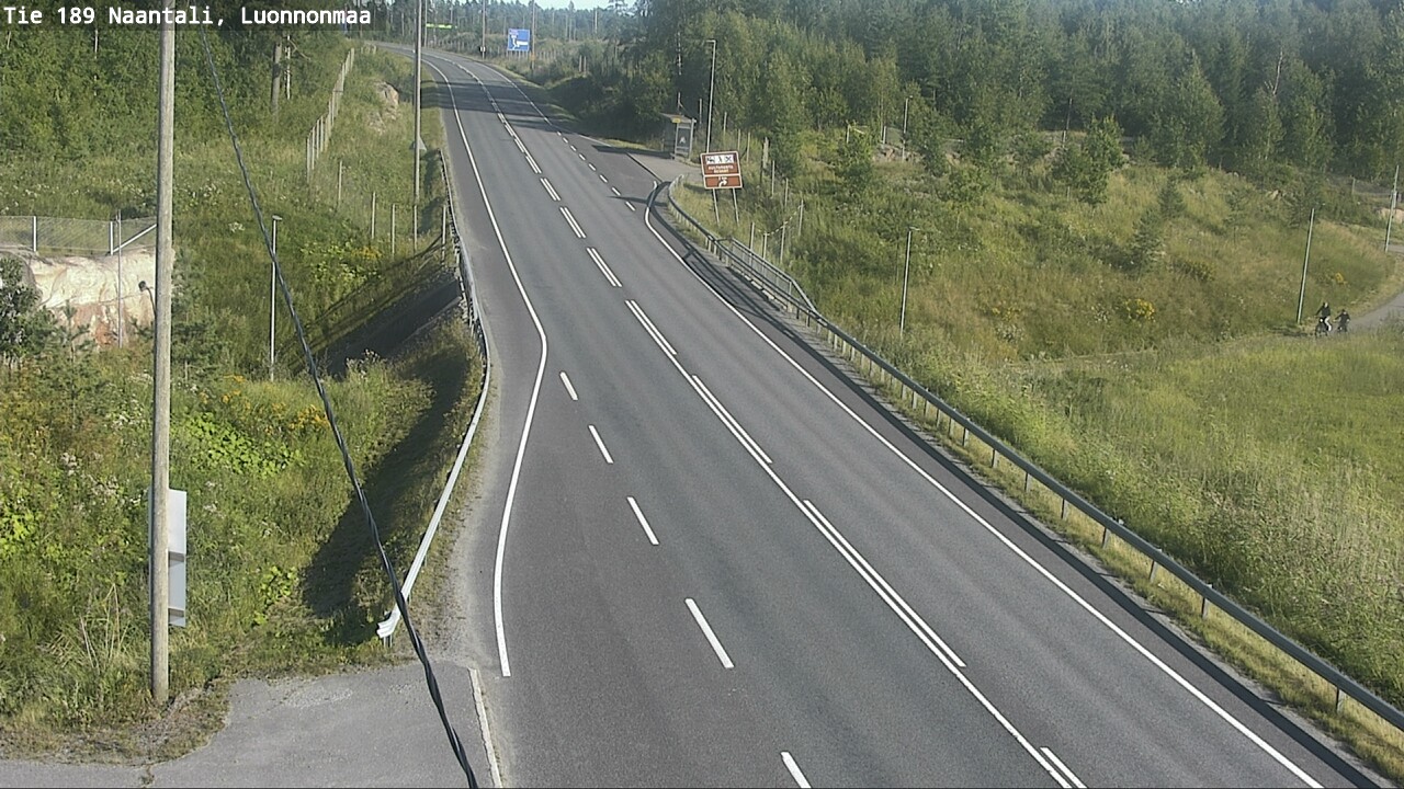 Weather Camera Image Road 189 Naantali, Luonnonmaa, Naantali, Varsinais-Suomi
