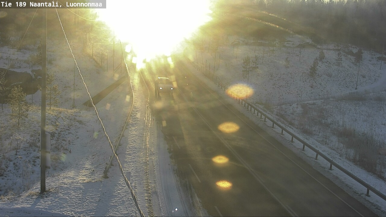 Weather Camera Image Väg 189 Nådendal, Luonnonmaa, Naantali, Varsinais-Suomi