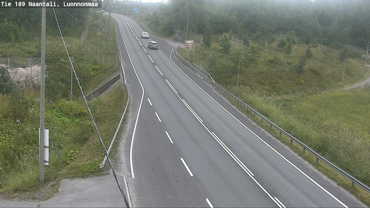 Weather Camera Image Road 189 Naantali, Luonnonmaa, Naantali, Varsinais-Suomi