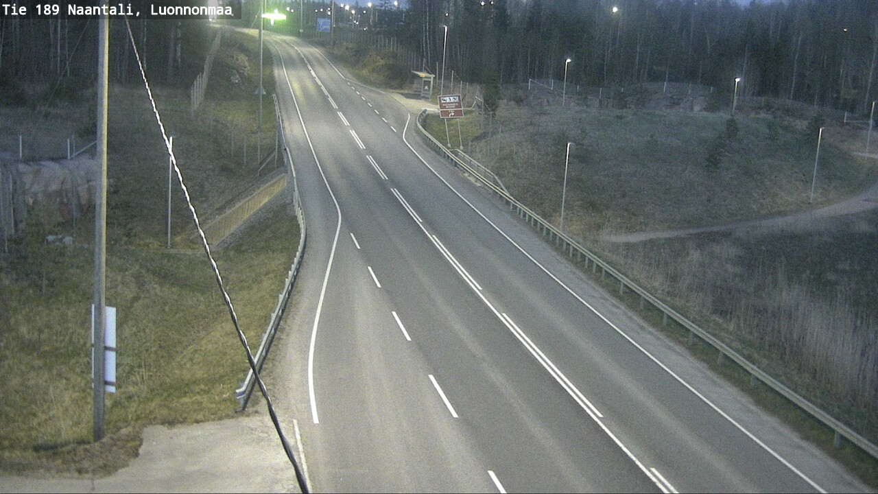 Weather Camera Image Väg 189 Nådendal, Luonnonmaa, Naantali, Varsinais-Suomi