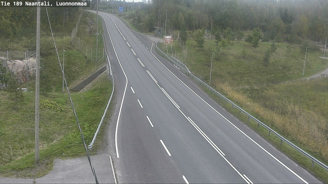 Weather Camera Image Road 189 Naantali, Luonnonmaa, Naantali, Varsinais-Suomi