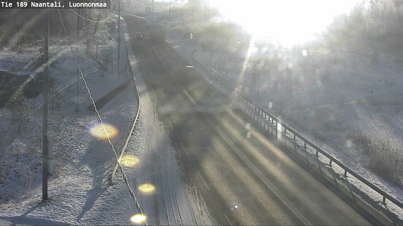 Weather Camera Image Väg 189 Nådendal, Luonnonmaa, Naantali, Varsinais-Suomi