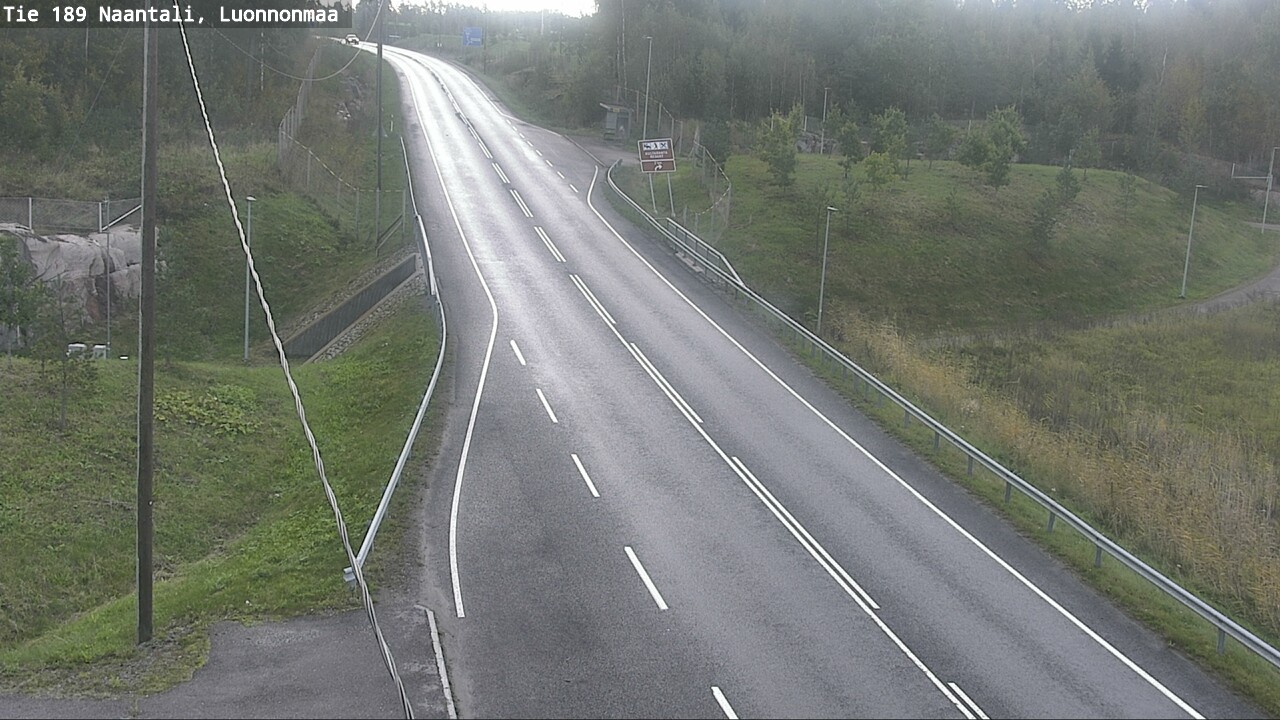 Weather Camera Image Road 189 Naantali, Luonnonmaa, Naantali, Varsinais-Suomi