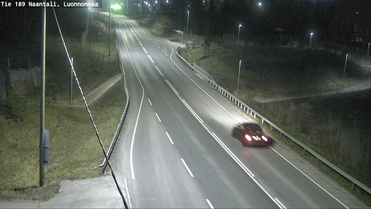 Weather Camera Image Väg 189 Nådendal, Luonnonmaa, Naantali, Varsinais-Suomi