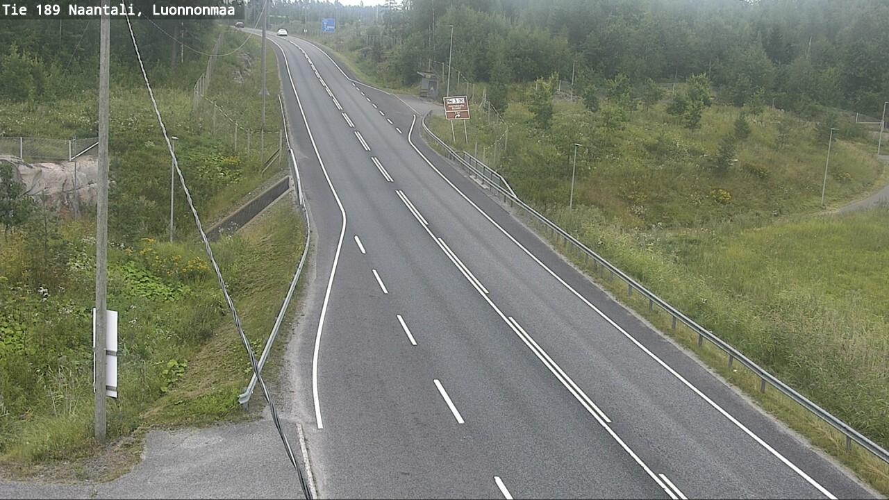 Weather Camera Image Road 189 Naantali, Luonnonmaa, Naantali, Varsinais-Suomi
