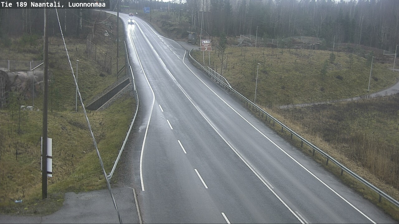 Weather Camera Image Väg 189 Nådendal, Luonnonmaa, Naantali, Varsinais-Suomi
