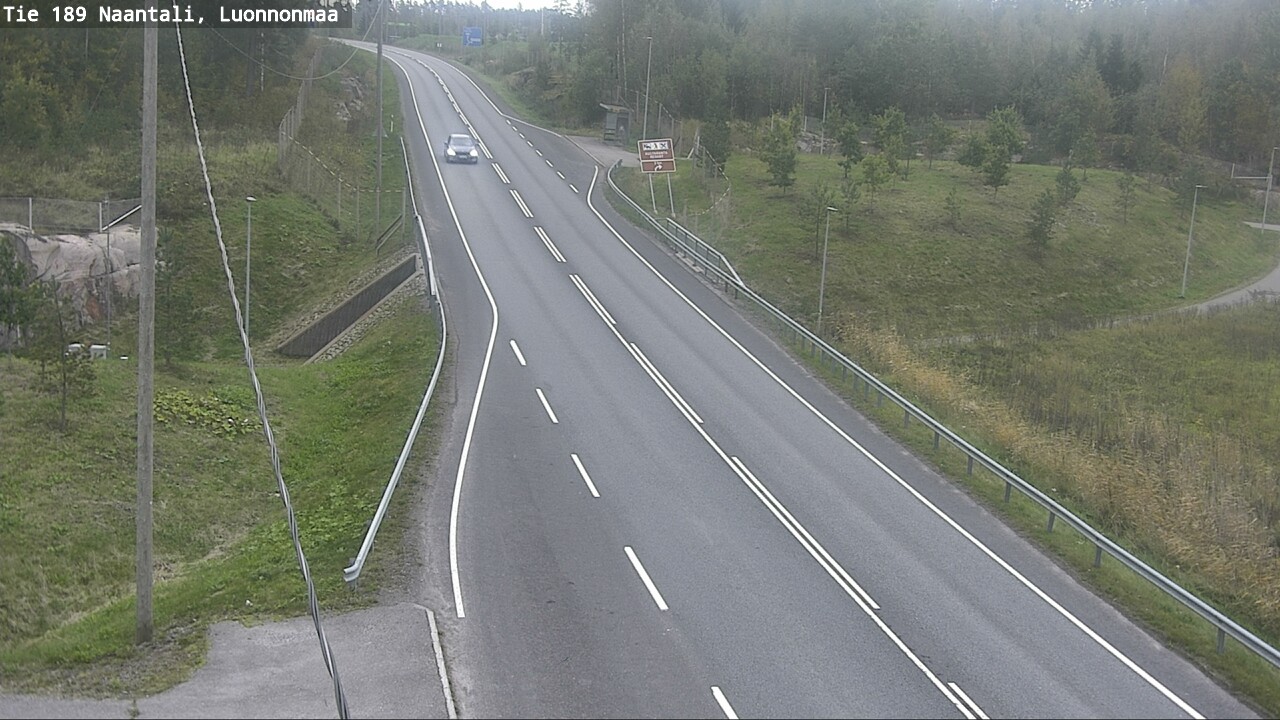 Weather Camera Image Road 189 Naantali, Luonnonmaa, Naantali, Varsinais-Suomi