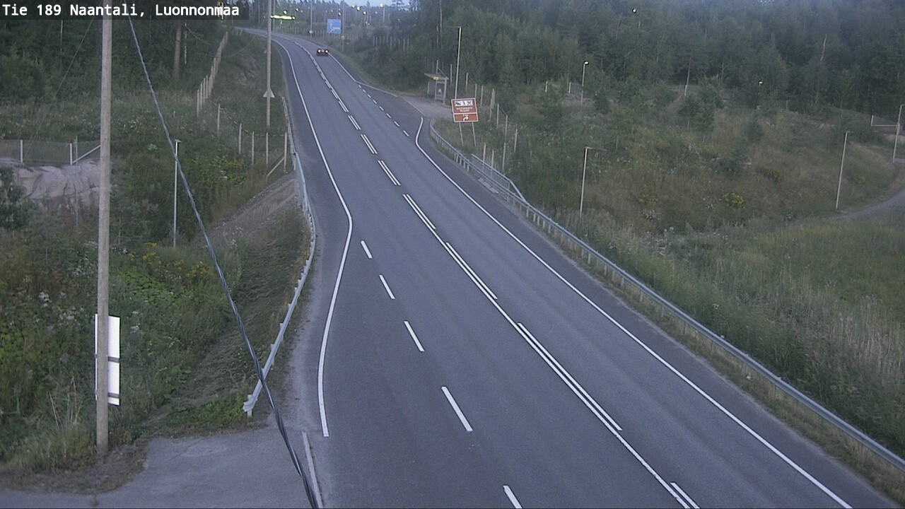 Weather Camera Image Road 189 Naantali, Luonnonmaa, Naantali, Varsinais-Suomi