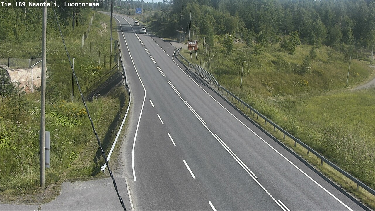 Weather Camera Image Road 189 Naantali, Luonnonmaa, Naantali, Varsinais-Suomi