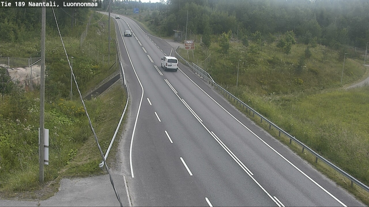 Weather Camera Image Road 189 Naantali, Luonnonmaa, Naantali, Varsinais-Suomi