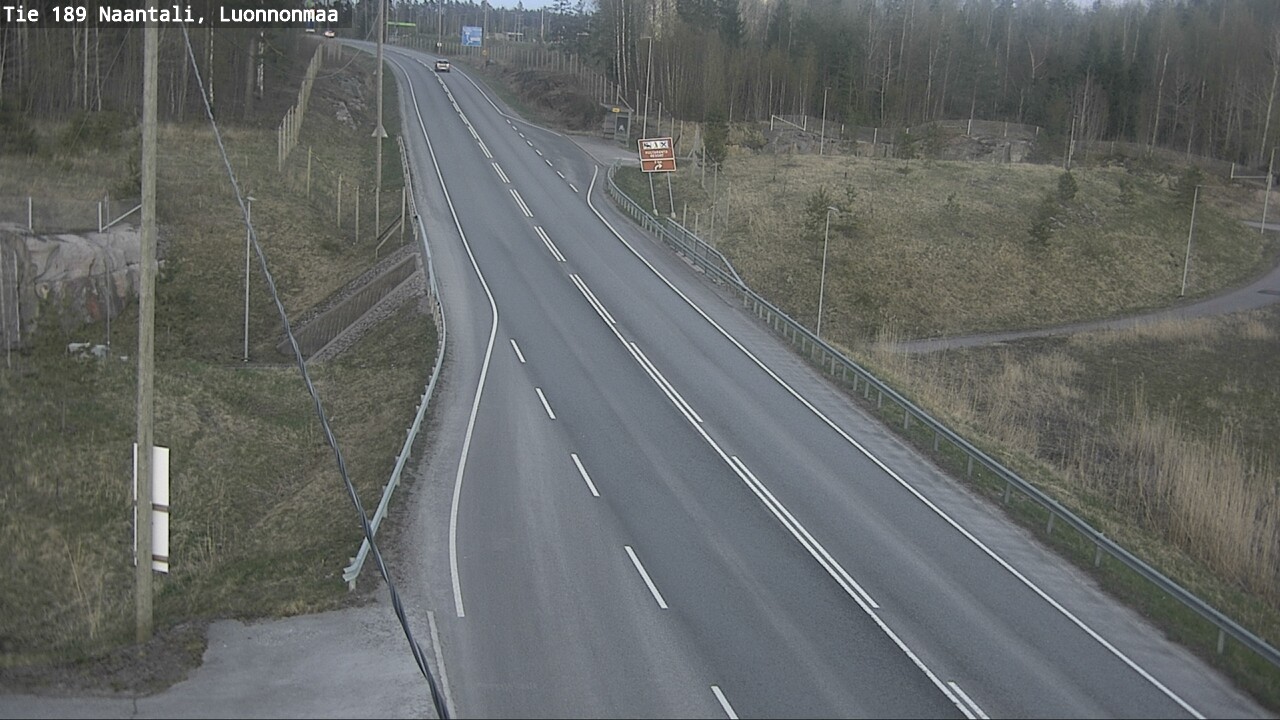 Weather Camera Image Väg 189 Nådendal, Luonnonmaa, Naantali, Varsinais-Suomi