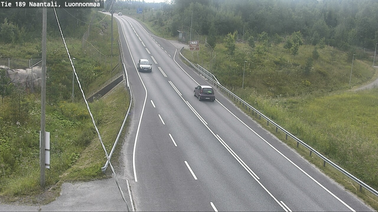 Weather Camera Image Väg 189 Nådendal, Luonnonmaa, Naantali, Varsinais-Suomi
