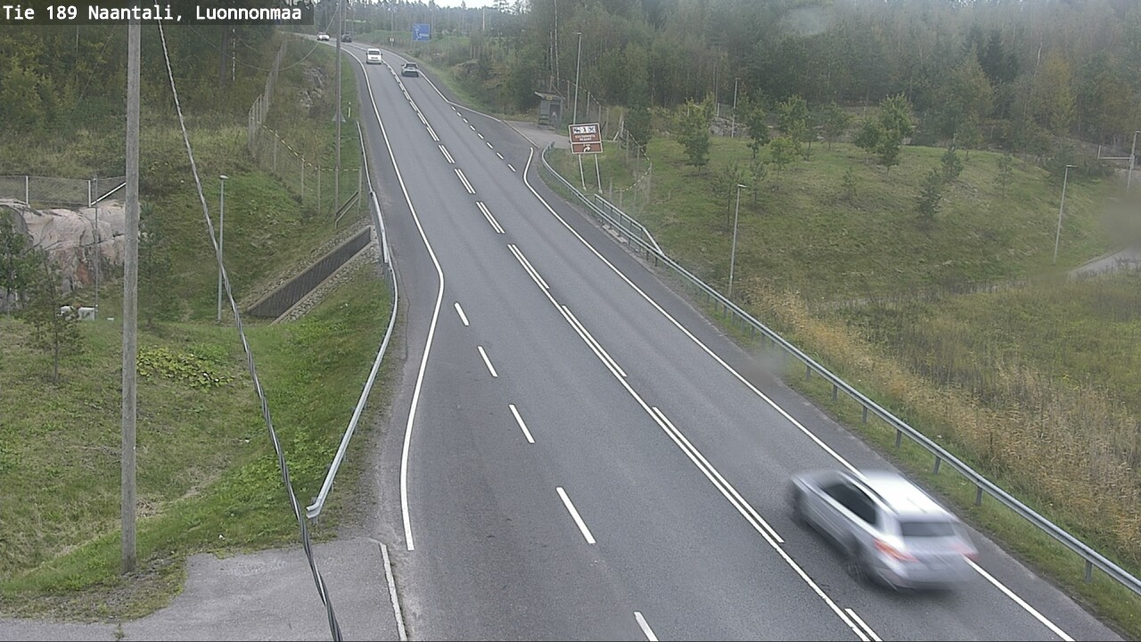 Weather Camera Image Road 189 Naantali, Luonnonmaa, Naantali, Varsinais-Suomi