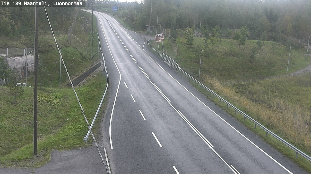 Weather Camera Image Road 189 Naantali, Luonnonmaa, Naantali, Varsinais-Suomi