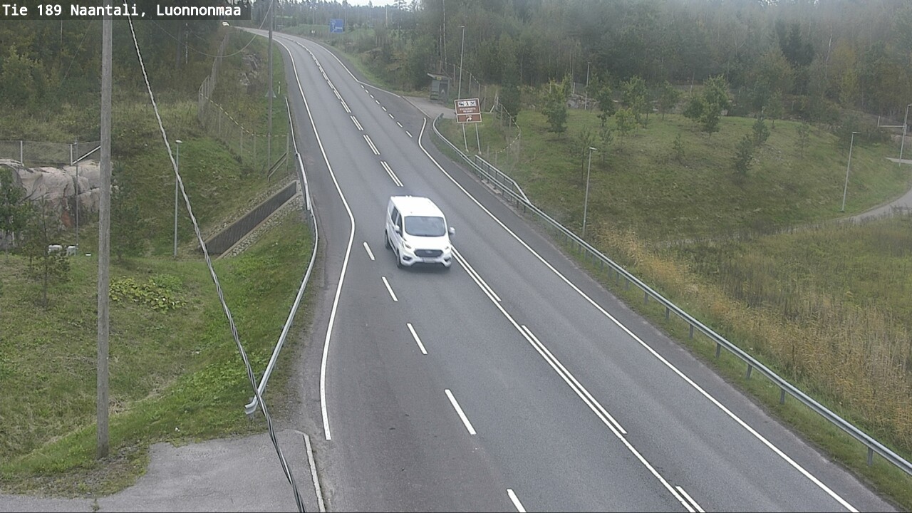 Weather Camera Image Road 189 Naantali, Luonnonmaa, Naantali, Varsinais-Suomi