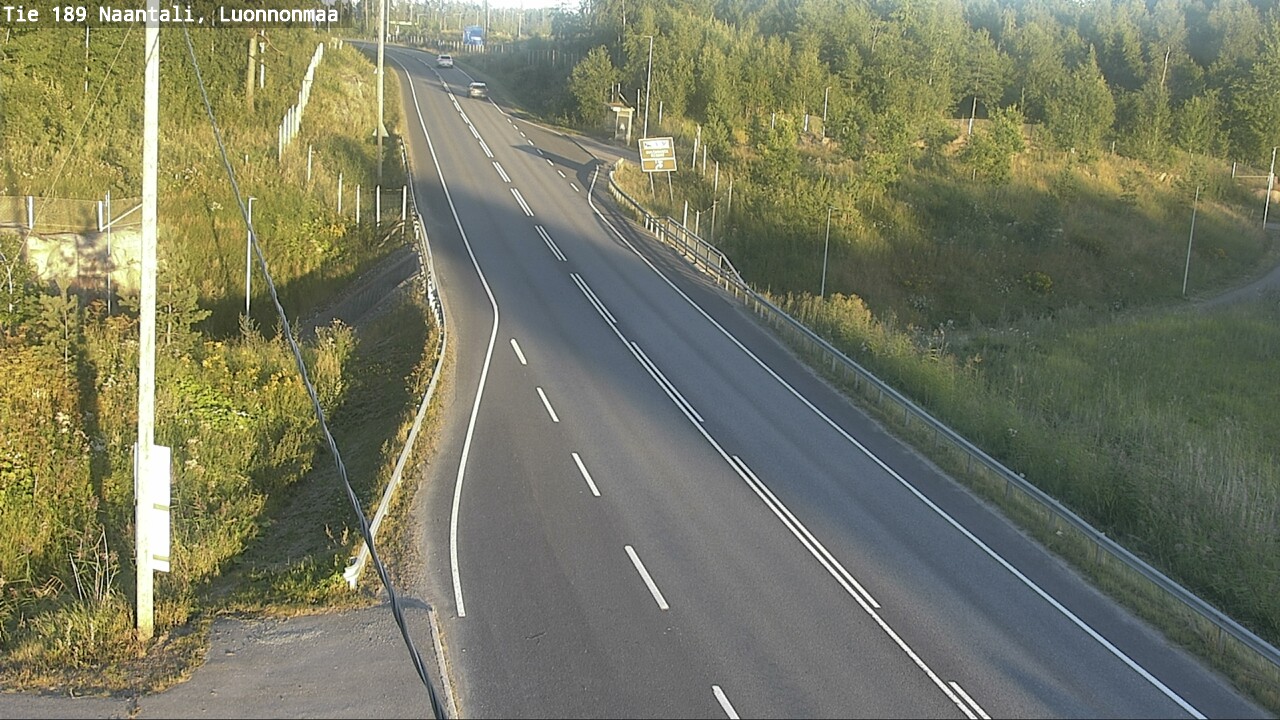 Weather Camera Image Road 189 Naantali, Luonnonmaa, Naantali, Varsinais-Suomi