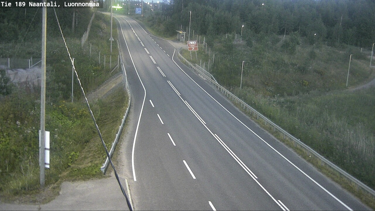 Weather Camera Image Road 189 Naantali, Luonnonmaa, Naantali, Varsinais-Suomi