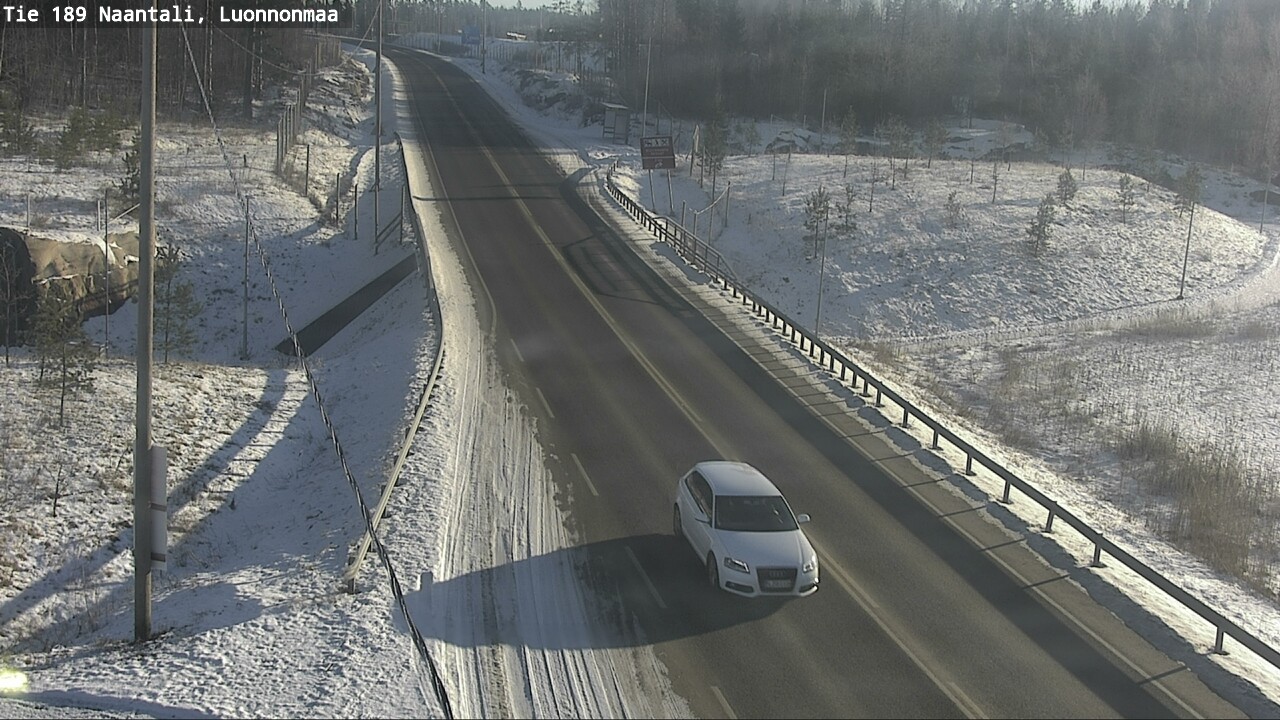 Weather Camera Image Road 189 Naantali, Luonnonmaa, Naantali, Varsinais-Suomi