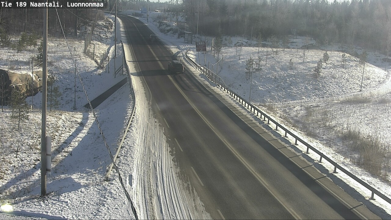 Weather Camera Image Road 189 Naantali, Luonnonmaa, Naantali, Varsinais-Suomi