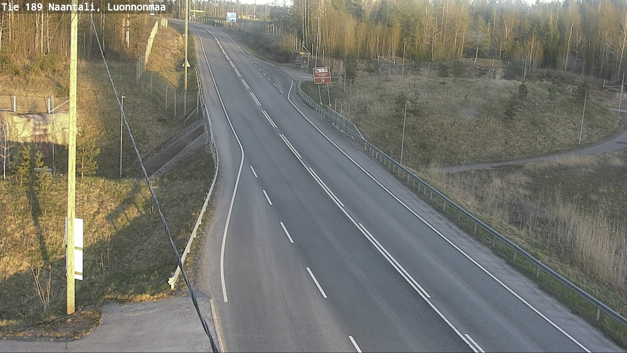 Weather Camera Image Väg 189 Nådendal, Luonnonmaa, Naantali, Varsinais-Suomi