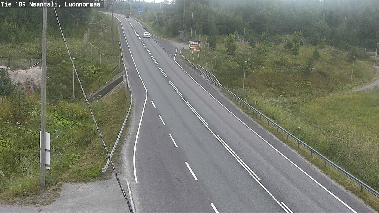 Weather Camera Image Road 189 Naantali, Luonnonmaa, Naantali, Varsinais-Suomi