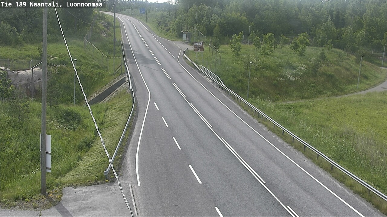 Weather Camera Image Väg 189 Nådendal, Luonnonmaa, Naantali, Varsinais-Suomi