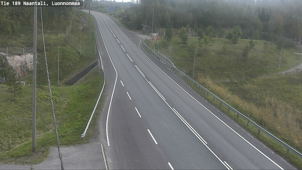 Weather Camera Image Road 189 Naantali, Luonnonmaa, Naantali, Varsinais-Suomi
