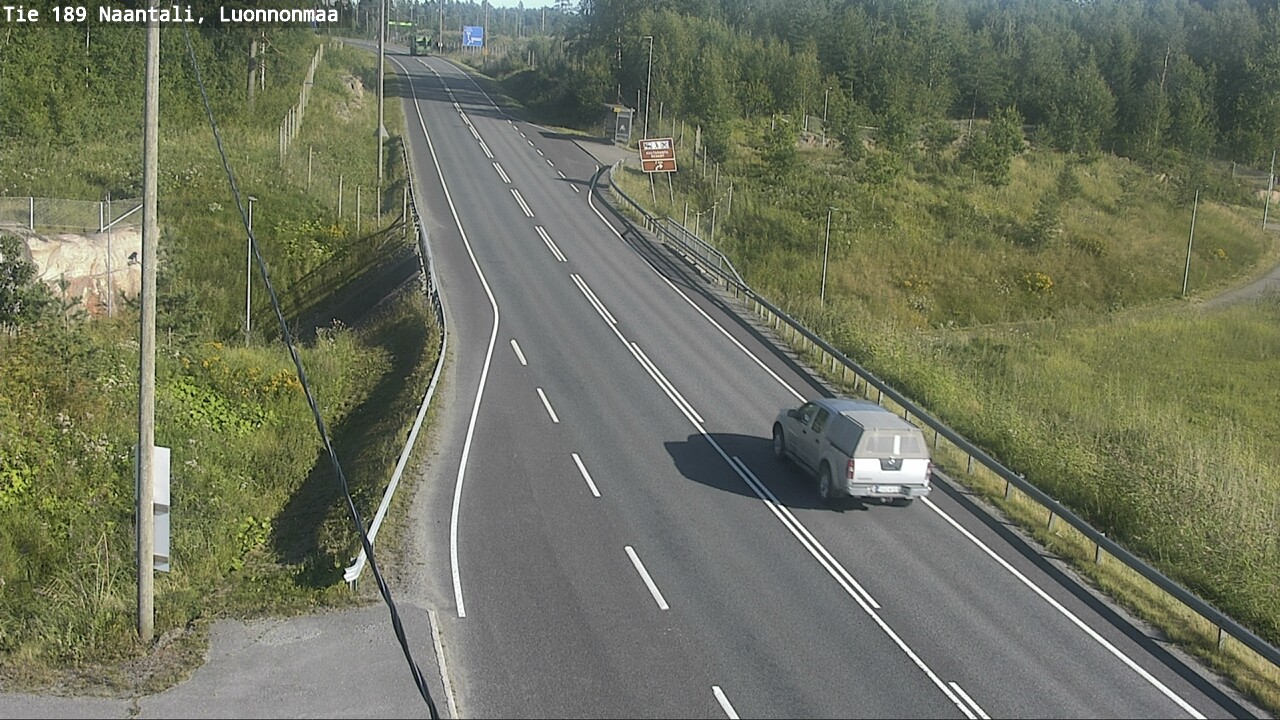 Weather Camera Image Road 189 Naantali, Luonnonmaa, Naantali, Varsinais-Suomi