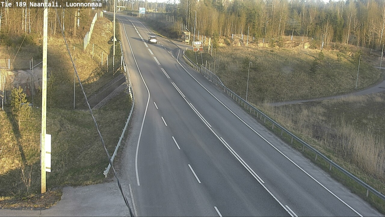 Weather Camera Image Väg 189 Nådendal, Luonnonmaa, Naantali, Varsinais-Suomi