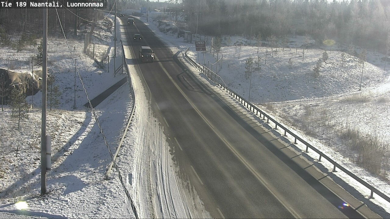 Weather Camera Image Road 189 Naantali, Luonnonmaa, Naantali, Varsinais-Suomi