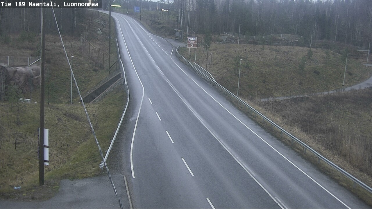 Weather Camera Image Väg 189 Nådendal, Luonnonmaa, Naantali, Varsinais-Suomi