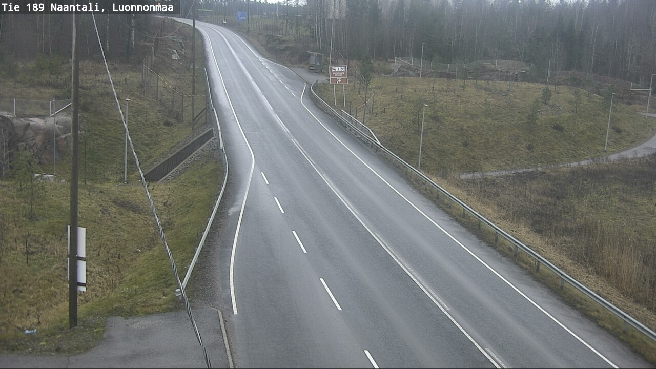 Weather Camera Image Väg 189 Nådendal, Luonnonmaa, Naantali, Varsinais-Suomi