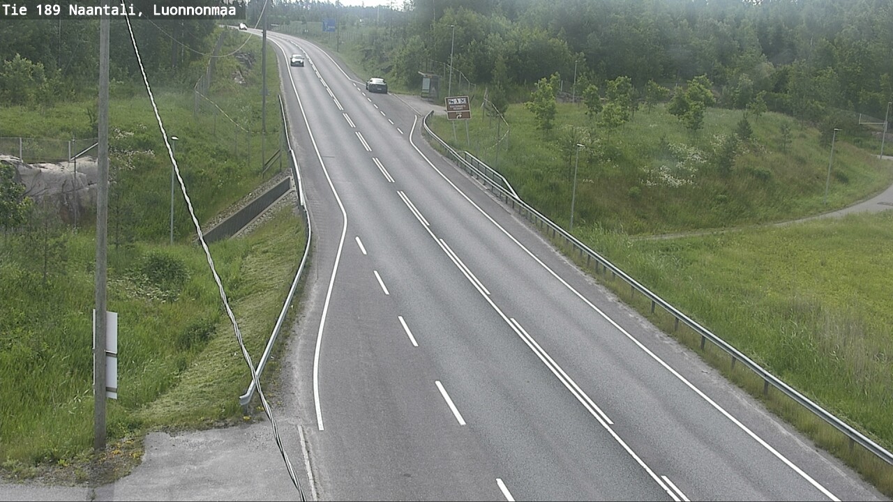 Weather Camera Image Väg 189 Nådendal, Luonnonmaa, Naantali, Varsinais-Suomi