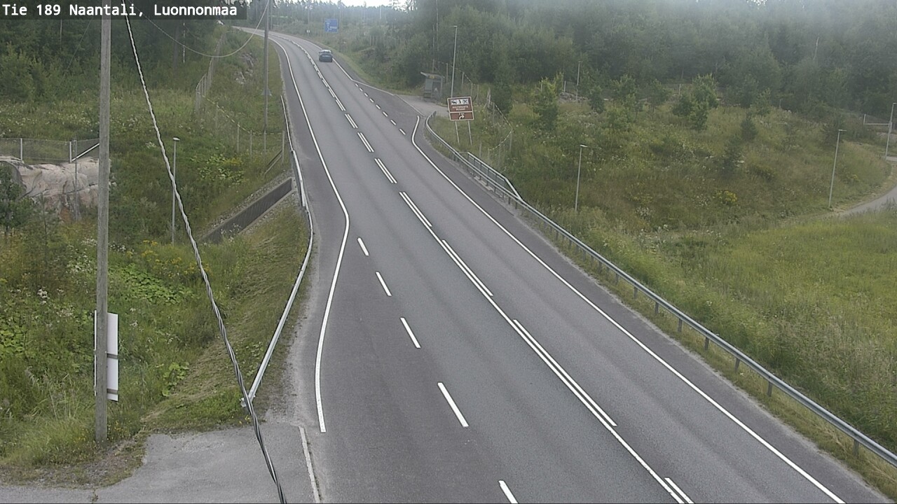 Weather Camera Image Väg 189 Nådendal, Luonnonmaa, Naantali, Varsinais-Suomi